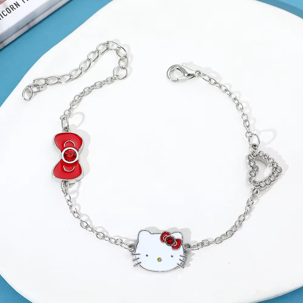 Elegant Hello Kitty Adjustable Bracelet