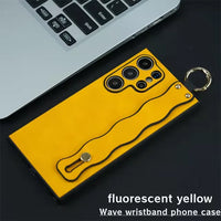 Elegant Wrist Bracket Leather Case (For Samsung)