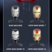 Original Iron Man Helmet Mask War Machine MK16 MK42 MK85 Tony Stark DIY Can Open Close Toys Model Action Figure Assembled Gift - Bear Hugs