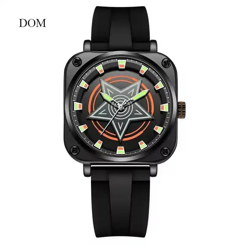 DOM Cosmic Glow Square Watch