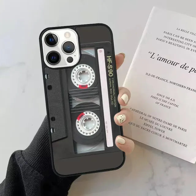 Cassette Tape Style Phone Case (For iPhones)