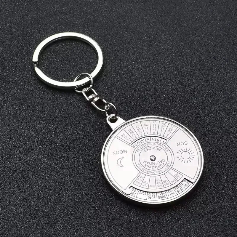 50 Years Perpetual Calendar Keychain