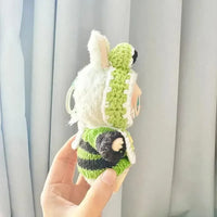 Handmade Labubu Crochet Animal Outfits - Bear Hugs