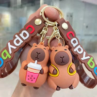 Capy Cozy Companions 3D Keychain