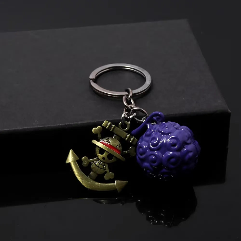 One Piece Devil Fruit Keychain