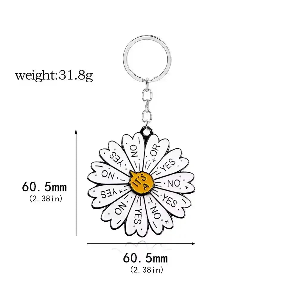 Spin-Sational Decision Making Keychain