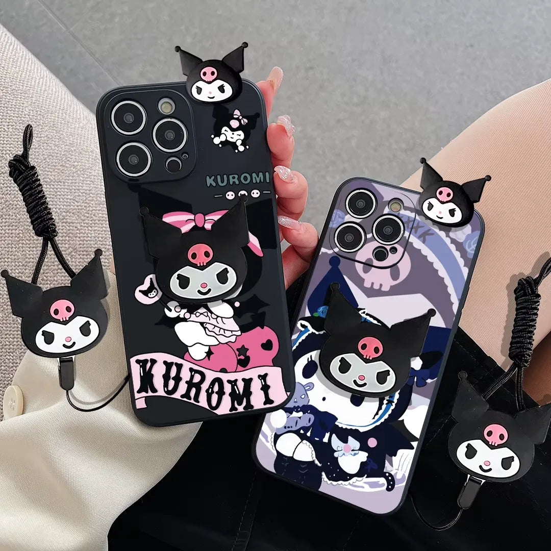 Magic Kuromi Silicon Case (For iPhones)