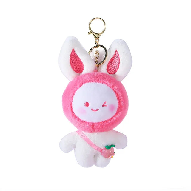 Cute Bag Bunny Plush Keychain