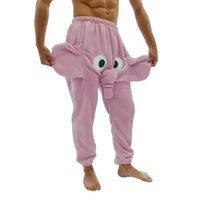 Funny Elephant Trunk Novelty Pajama Pants
