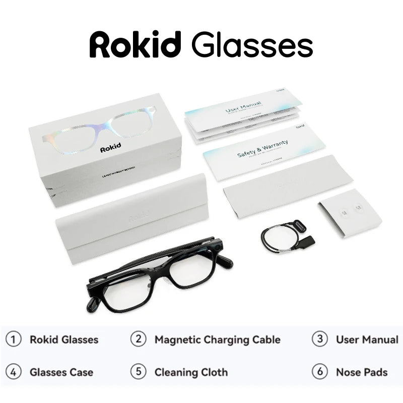 Rokid RV101 Smart AI Glasses - Bear Hugs
