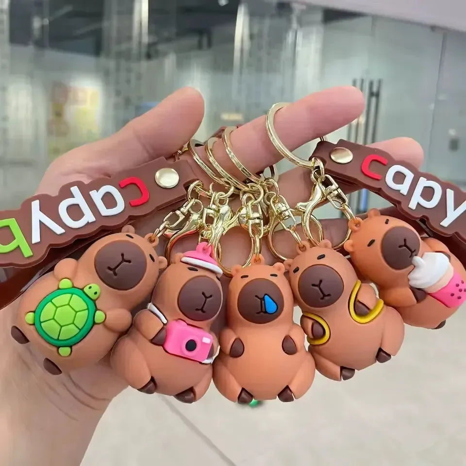 Capy Cozy Companions 3D Keychain