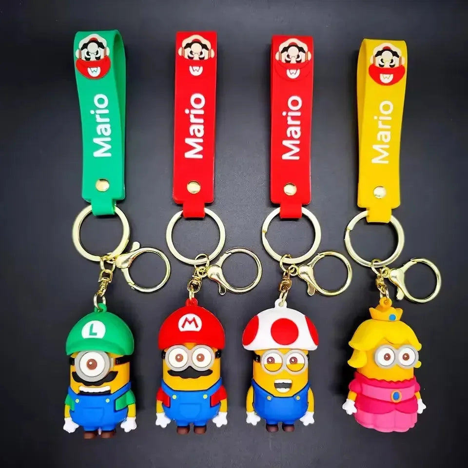 Mario & Minniun Mashup Keychain