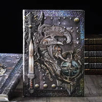 Warrior's Writ 3D Embossed Leather Notebook