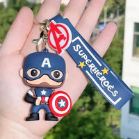 Superhero Squad Figurine Keychain