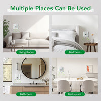 Plug-In Air Purifier Negative Ion Generator Mini Air Ionizer Dust Smoke Odor Remove For Home Bathroom Pet Air Cleaner Freshener - Bear Hugs