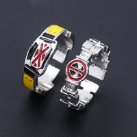 Elegant Deadpool and Wolverine Ring