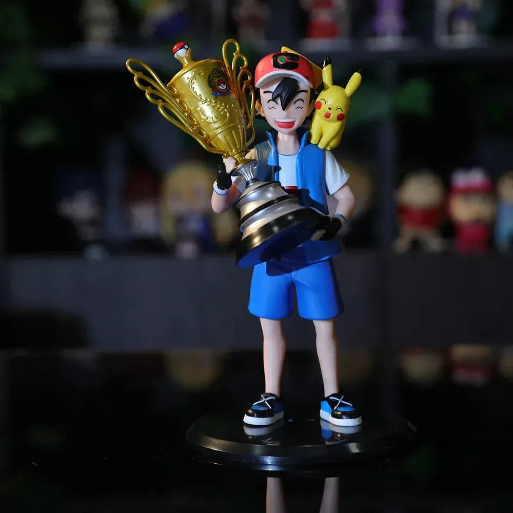 Ash & Pikachu Pokemon Champions Figurine (18 cm)