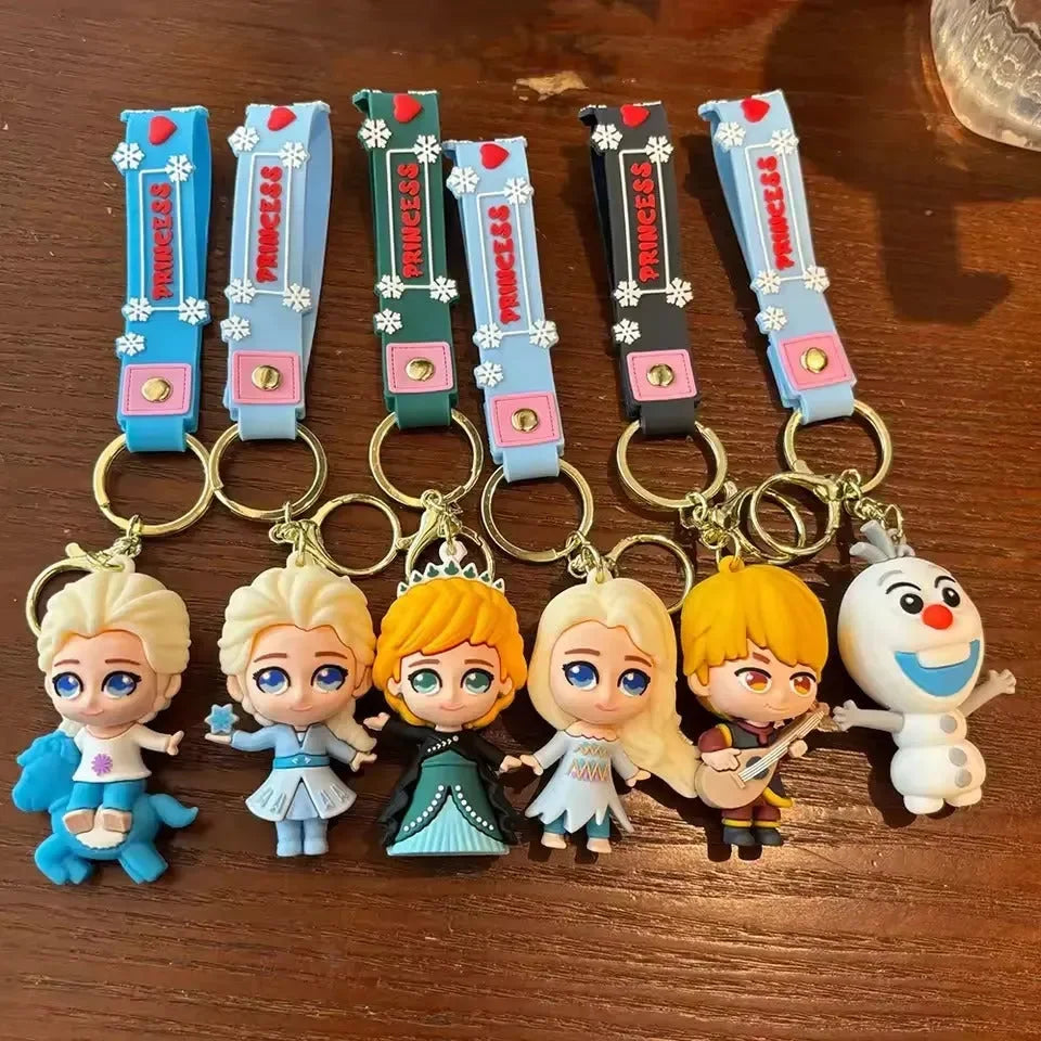 Frozen Princess Crew 3D Keychain