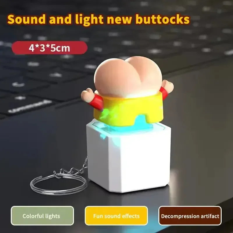 Press & Play Pals Sound & Light Keychain