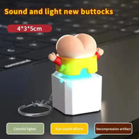 Press & Play Pals Sound & Light Keychain