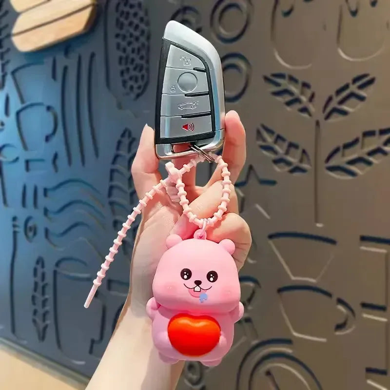 Heartfelt Critter Crew Keychain