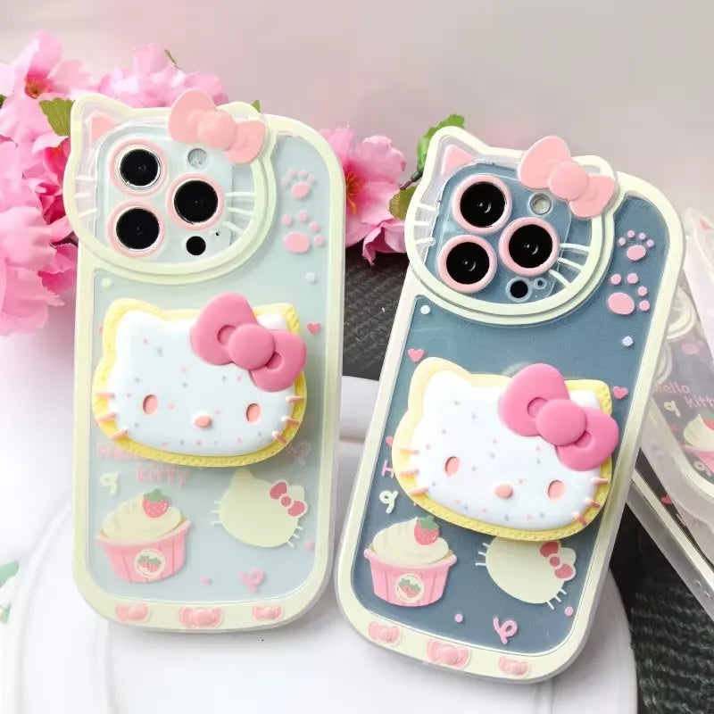 Hello Kitty Paw Print Tok Stand Phone Case (For iPhones)