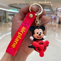 Sky-High Friends Cartoon Keychain