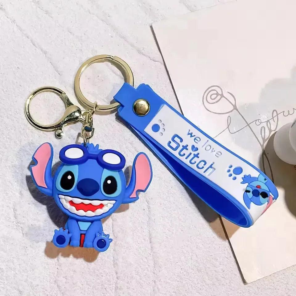 Ohana Outings Stitch Keychain