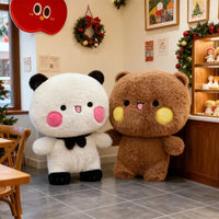 Cute Bear Bubu Dudu Panda Plush Toys Fun Panda Yier Dolls Pillows Children'S Gift Collection Plushie Doll Ornaments X-Mas Gift - Bear Hugs