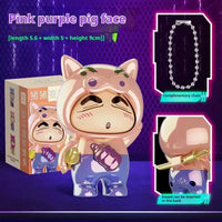 Crayon Shinchan Gradient Face Changing Keychain