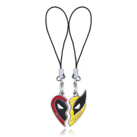 Deadpool & Wolverine Keychain Pendant & Bracelet