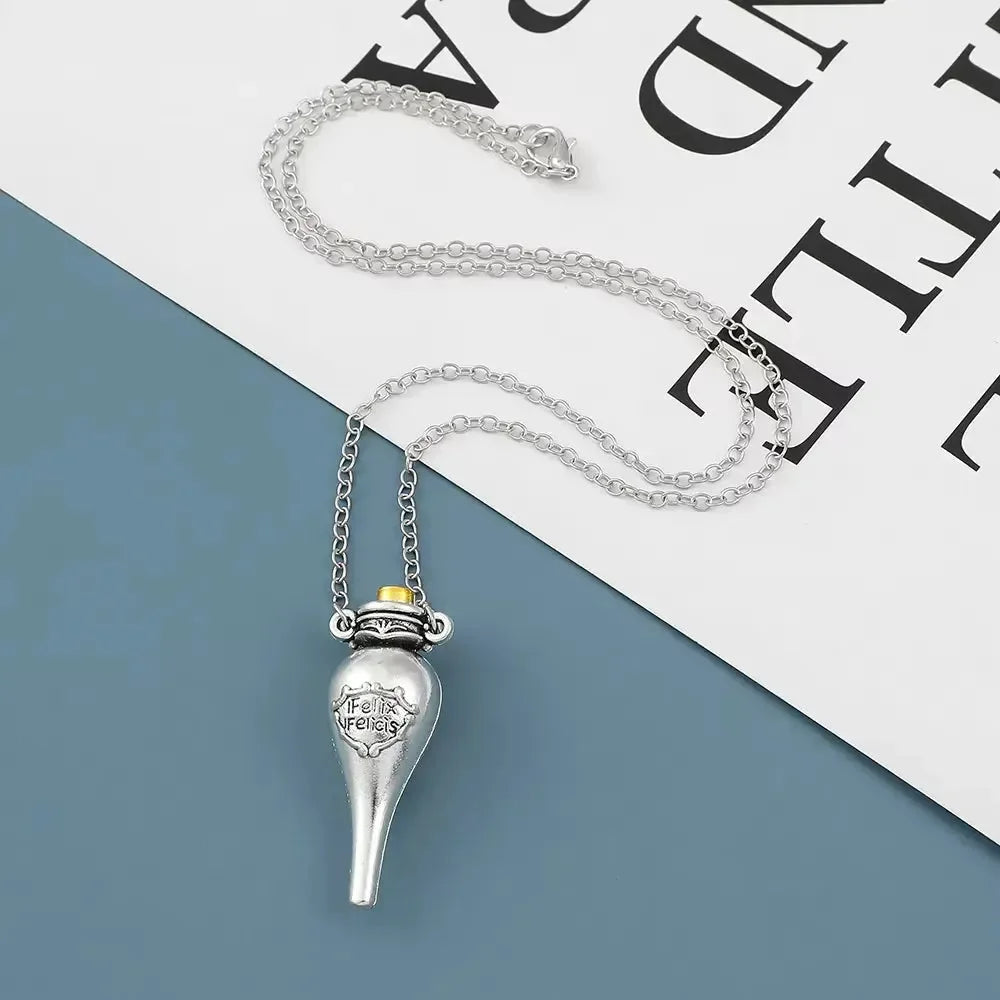 Felix Felicis Vintage Bottle Pendant