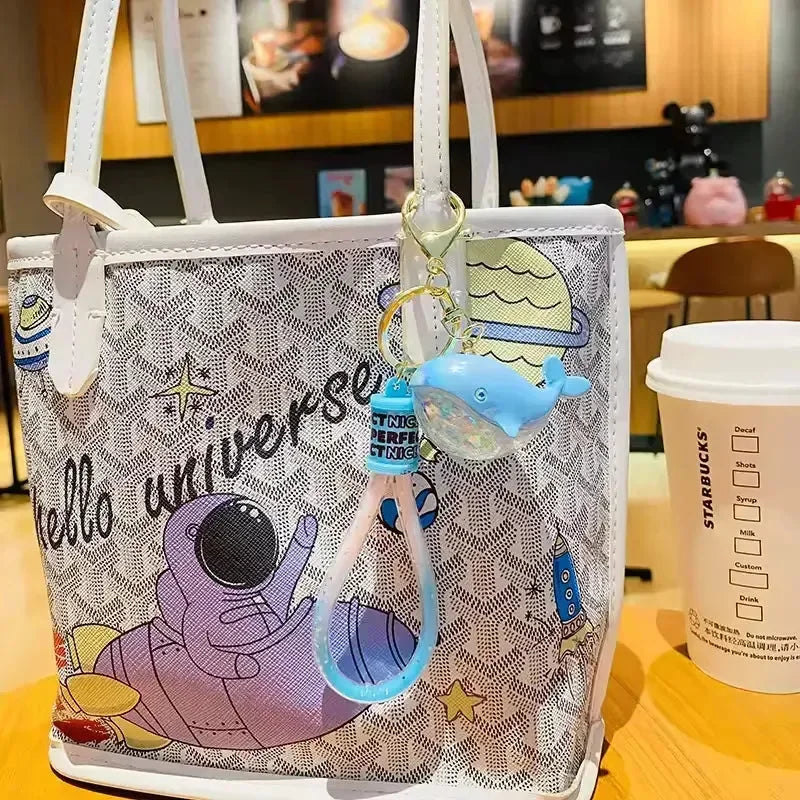 WIFTY Ocean Whisperer Whale Keychain