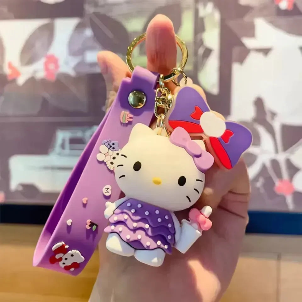 Dressed-Up Darling Hello Kitty Keychain