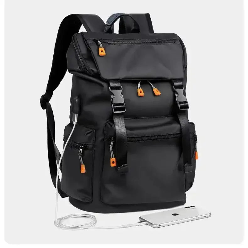 Sac à dos décontracté polyvalent et élégant en velours 