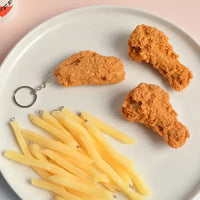 Fry-Day Feast Fast Food Keychain