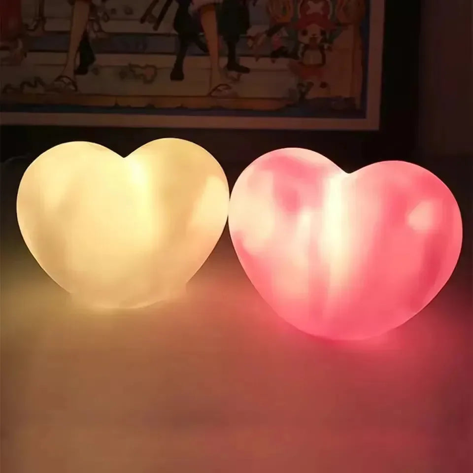 Veilleuse 3D en forme de cœur Love Spark 