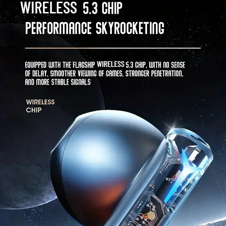 ANC Wireless Bluetooth 5.3 Gaming Airdopes