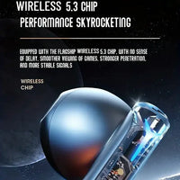 ANC Wireless Bluetooth 5.3 Gaming Airdopes