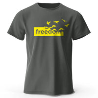 Freedom Letter Printed T-Shirt