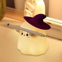 Cute 3D Ghost Silicone Night Lamp