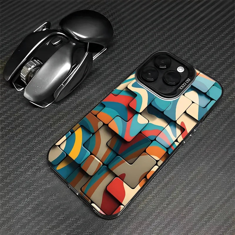 Puzzle Style Phone Case Case (For iPhones)