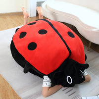 100CM Wearable Insect Plush Toys Ladybug Stuffed Cushion Funny Party Cosplay Doll Stuffed Soft Plush Sleeping Pillow Gifts - Bear Hugs