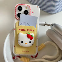 3D Strawberry Hello Kitty Phone Case (For iPhones)