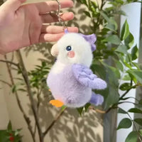 Feathered Friends Bird Plush Keychain