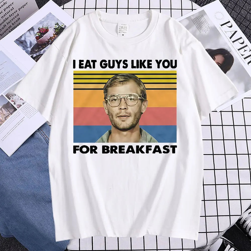 I bought a Jeffrey Dahmer T-shirt and a Vintag T-shirt for the little girl - Bear Hugs