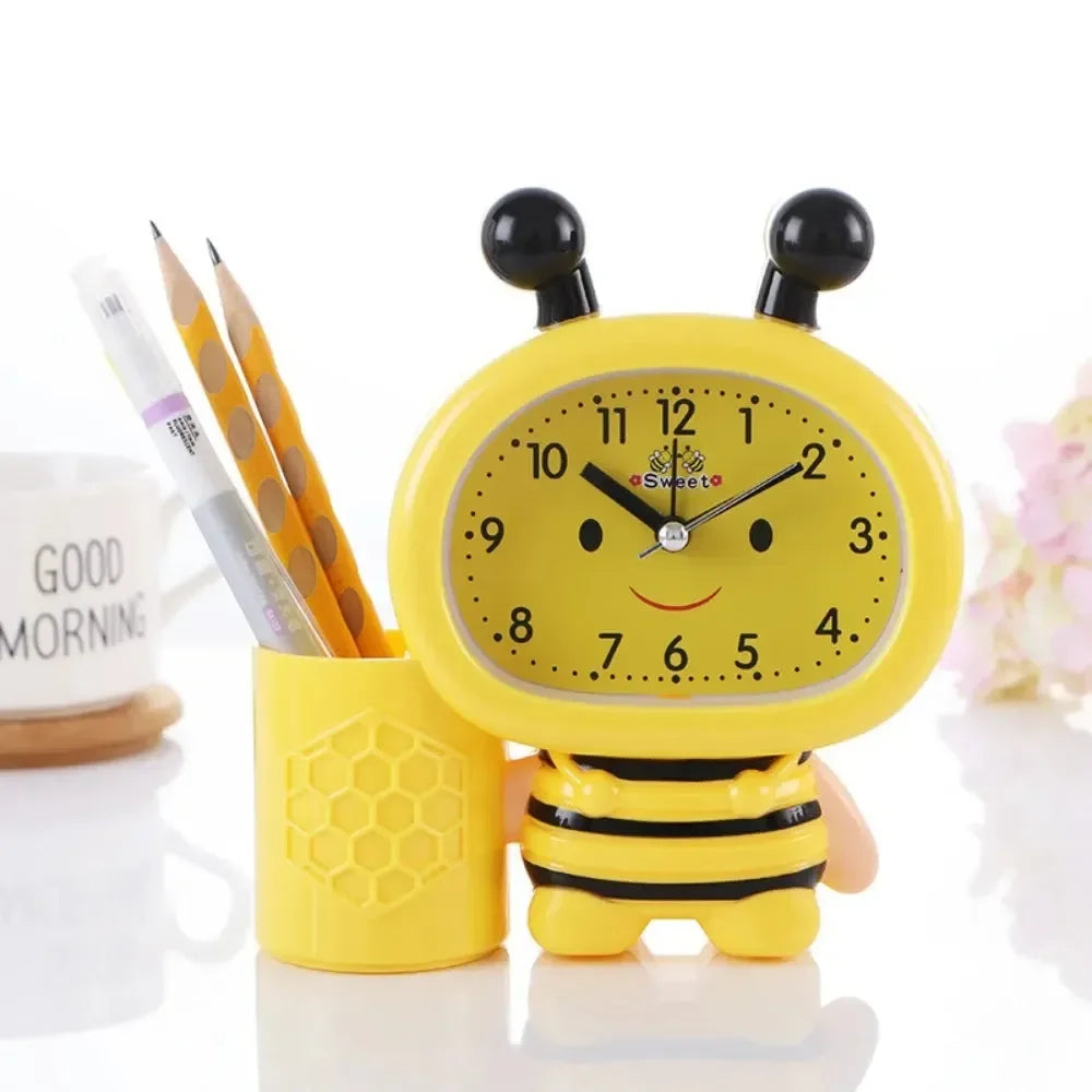 Bee-Spoke Alarm Clock Pen Holder