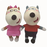 Joyful Wolf Family Plush (30 cm)