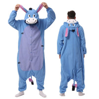 Halloween Onesie Cartoon Donkey Pajama For Adult Women Men Animal Kigurumis Pyjamas Homewear Christmas Cosplay Party Costume XXL - Bear Hugs
