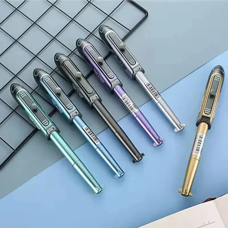 Stylo gel fantaisie en forme d'hélicoptère 